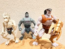 3 VINTAGE 1995 KENNER DISNEY GARGOYLES GOLIATH rar 90er
