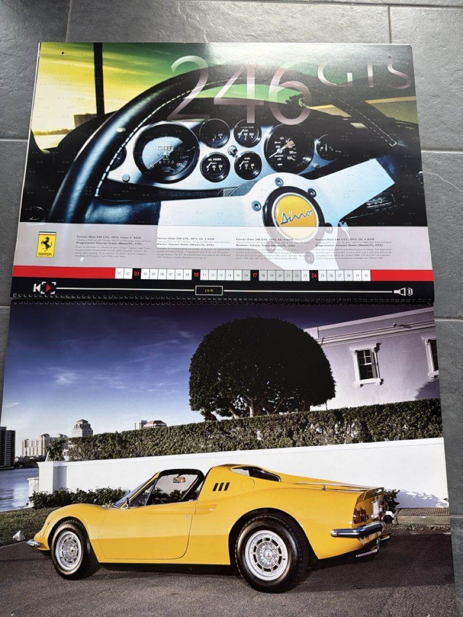 Ferrari Kalender: Original Ferrari Kalender 2007 – Gebraucht aus Wolfwil von Rolex1 5