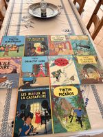 Lot de 10 BD Les Aventures de Tintin par Hergé état d'usage
