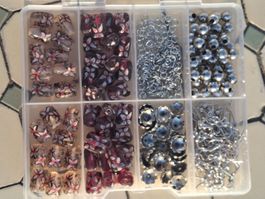 Lot Schmuck Bastelset mit 250 St. inkl. 50 Glasperlen, DIY