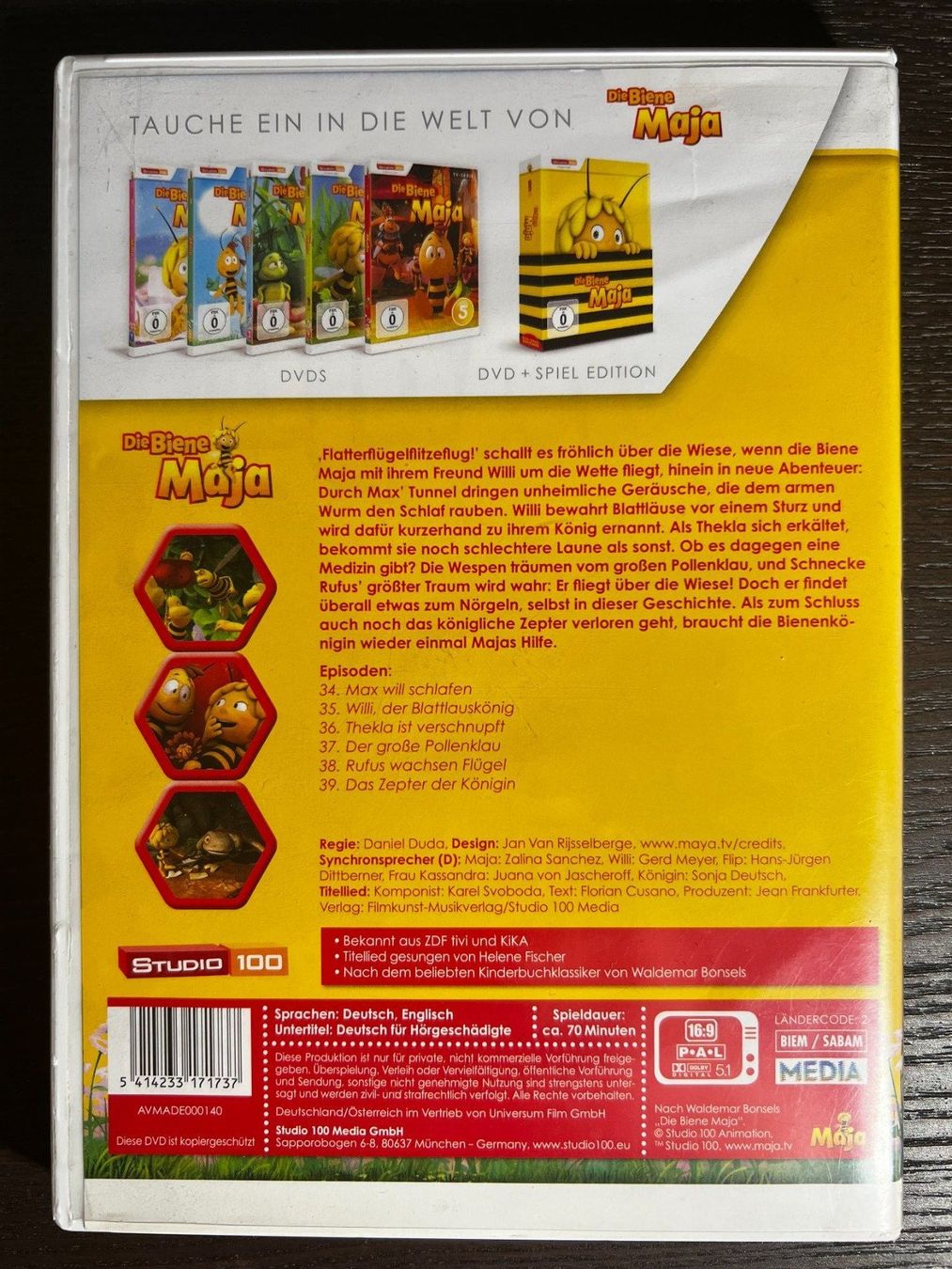 Tutti i DVDs: Die Biene Maja TV-Serie 6 – Usato da Zürich venduto da FilmFreunde 1
