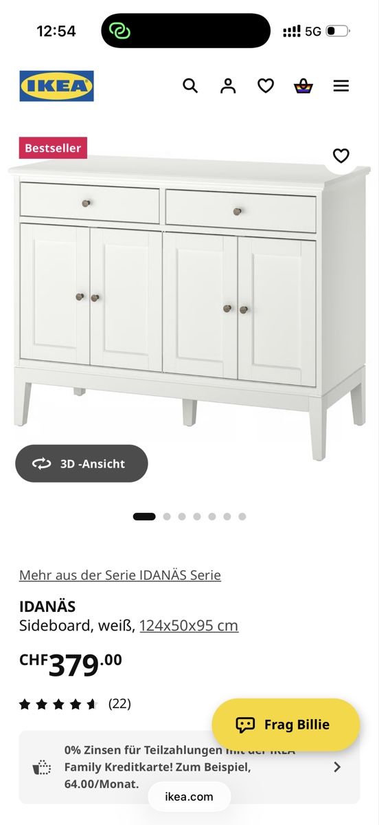 Kommoden: Sideboard IDANÄS (Ikea) – Gebraucht aus Frauenfeld von eve1ine 6
