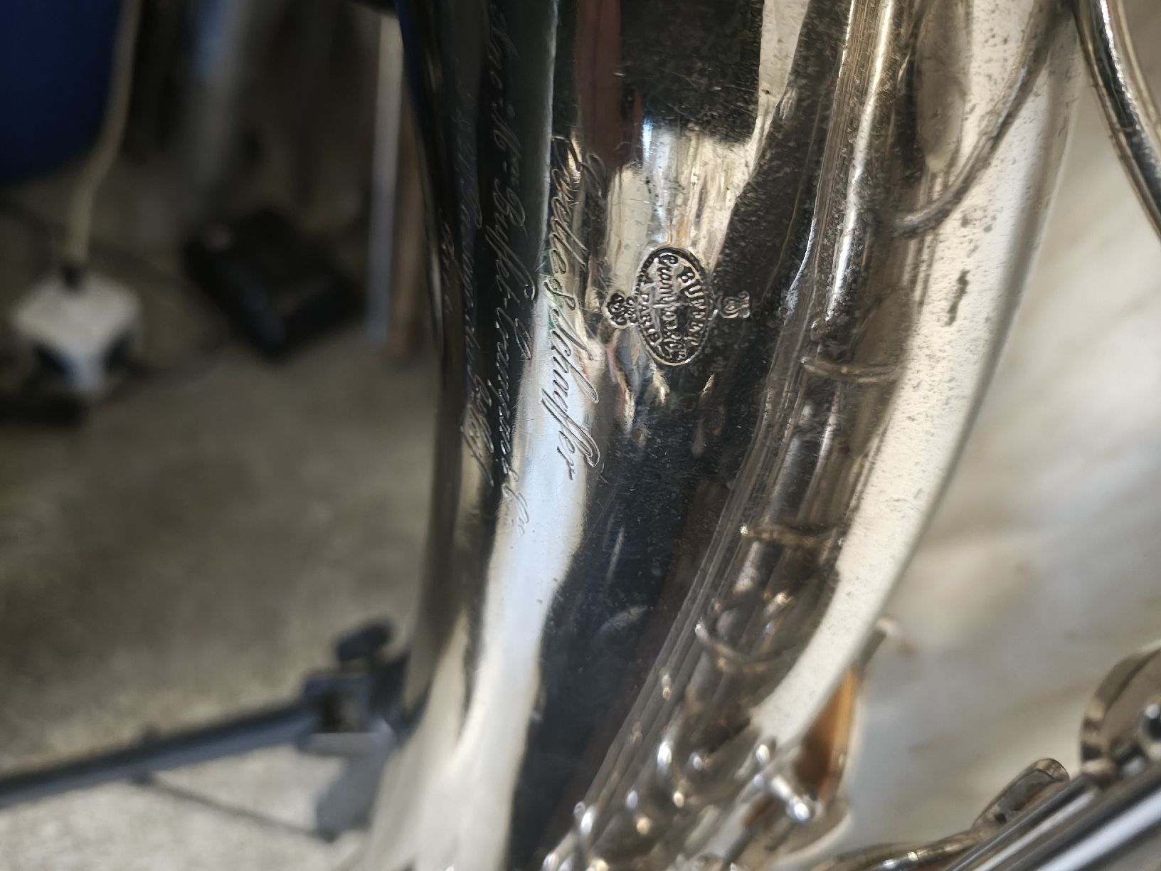 Buffet Crampon Strumenti musicali: Bariton Saxophon Buffet Schefer – Usato da Langenthal venduto da Saxophone23 4