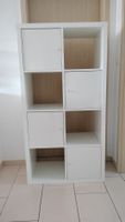 IKEA Kallax Regal in perlweiss, 2x4 Fächer (8 Fächer)
