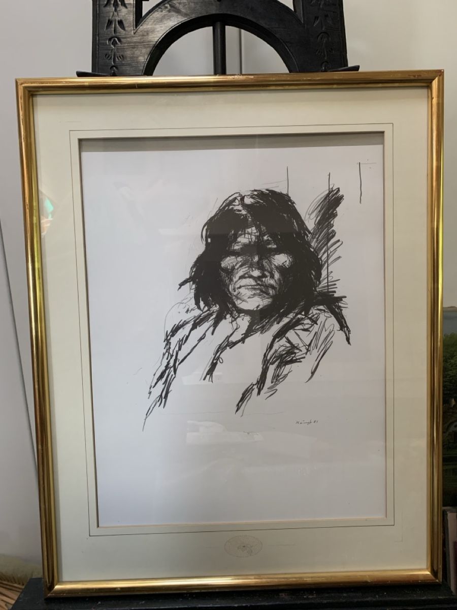 Grafica & Litografie: KÄMPF MAX 1912-1982 Geronimo – Usato da Wolfhalden venduto da SecondAntique