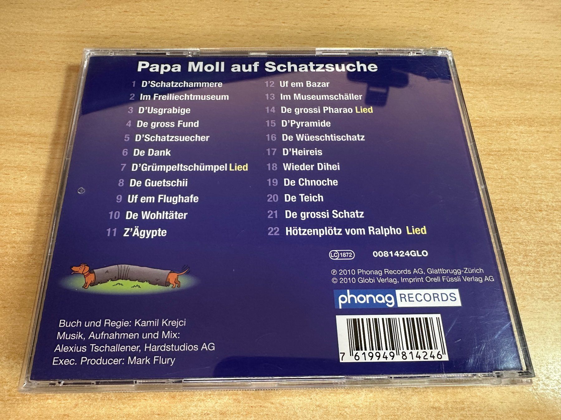 Audiolibri: P1 Papa Moll auf Schatzsuche – Usato da Rikon im Tösstal venduto da Alpenmutz 1