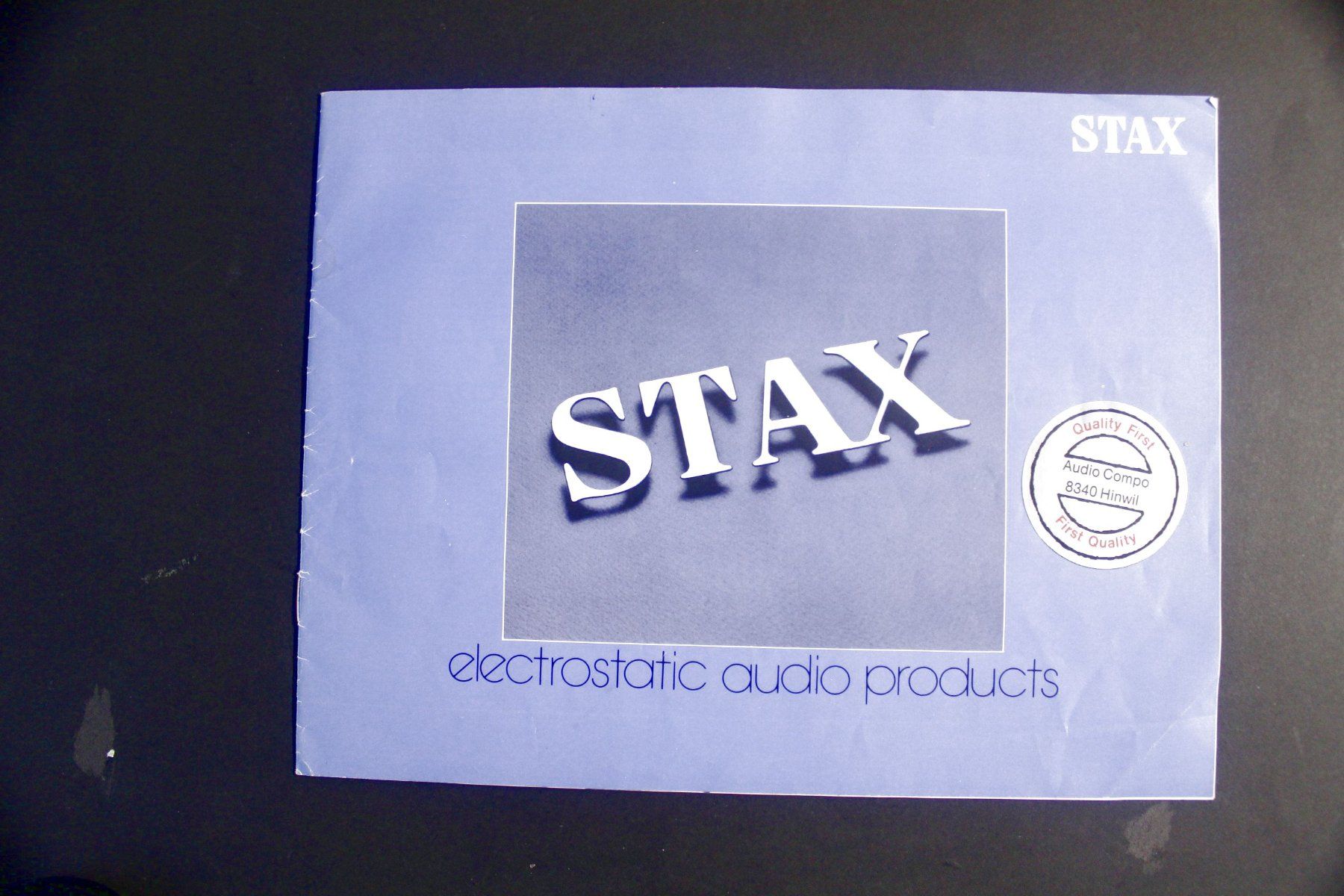 Stax Kopfhörer: Original Katalog STAX, Komplettprogramm, um 1979 – Gebraucht aus Bern von Vitaneuf