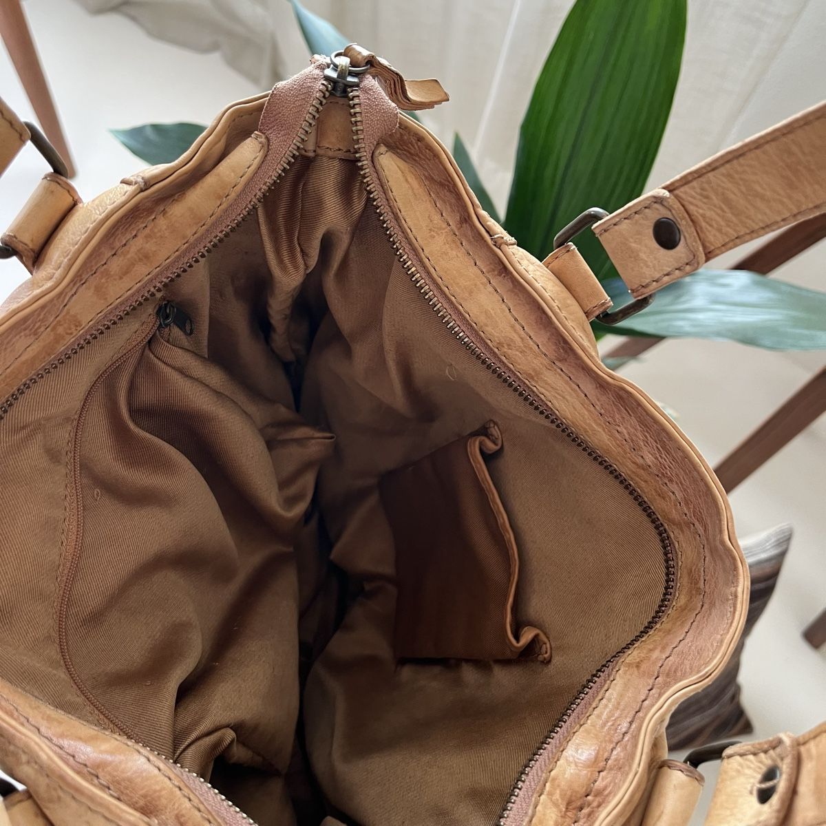 Borse: Tasche Leder Ledertasche geflochten – Usato da Buochs venduto da charlie18 5