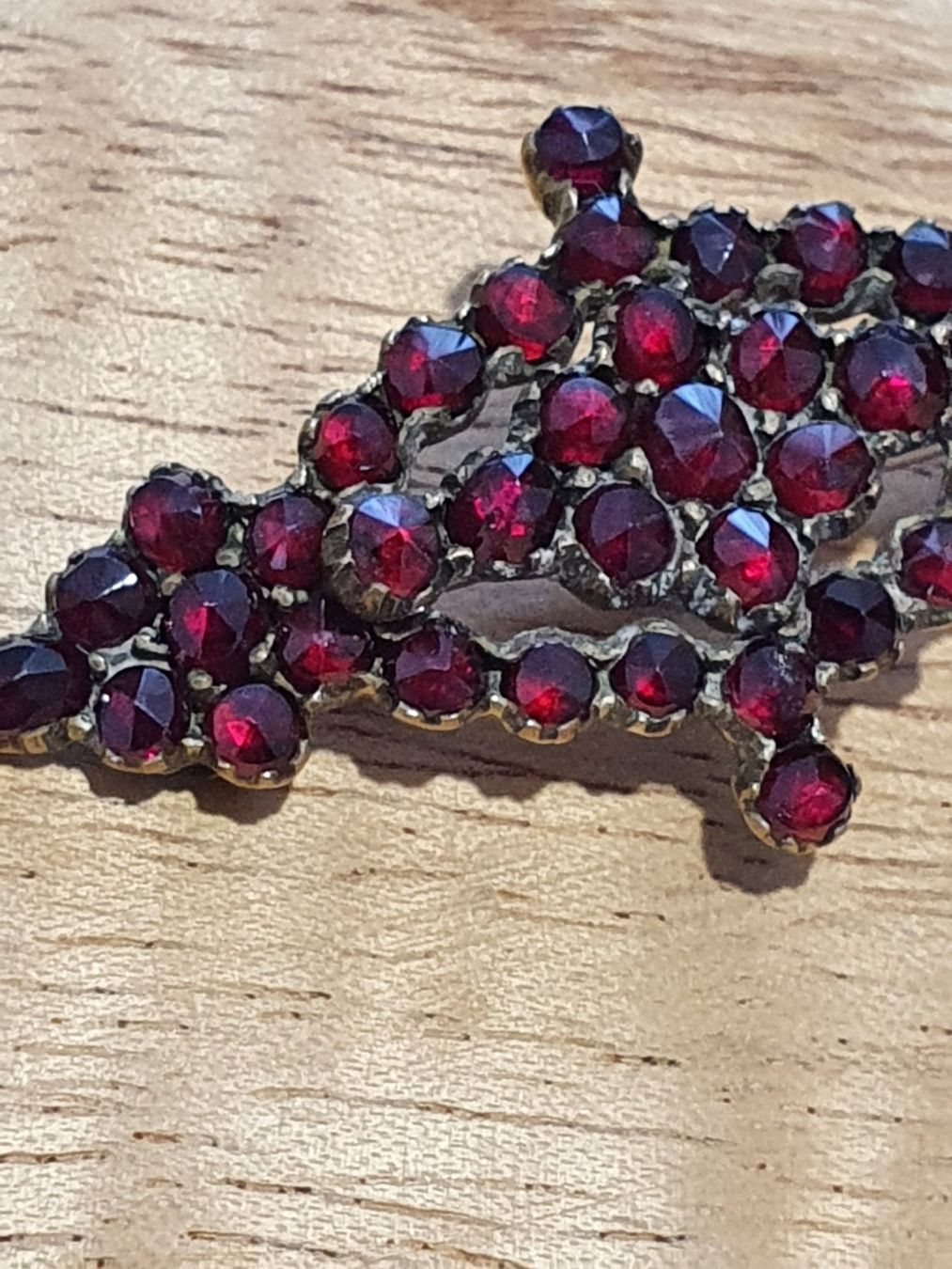 Spille & Fermagli: Biedermeier 1870/80er Granat Brosche oder Anhänger – Usato da Wohlen AG venduto da palmsprings 4