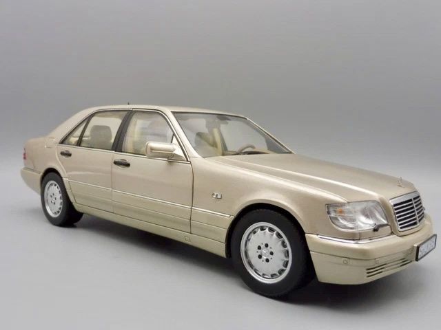 Mercedes-Benz Modellautos: MERCEDES-BENZ S600 V12 W140 1997 MASSSTAB 1:18 – Neu und originalverpackt aus Erlenbach im Simmental von Model_box