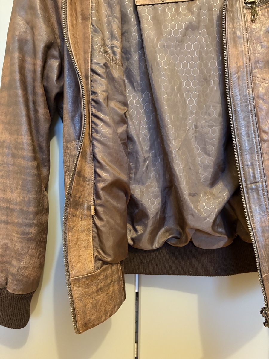 Jacken: Lederjacke braun – Gebraucht aus Winterthur von andObe 3