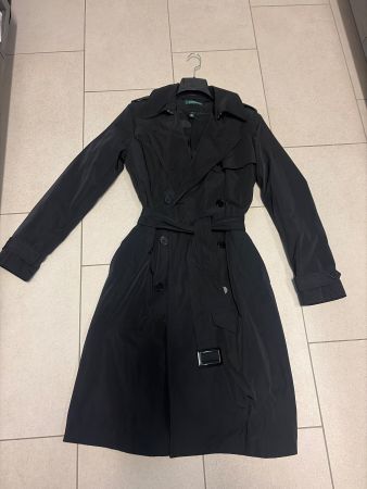 Lauren Ralph Lauren Trenchcoat Gr. M Schwarz neu Klassiker