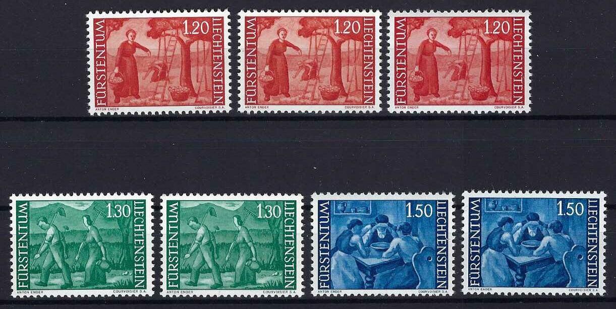 Alle Briefmarken: Lichtenstein 1959/64 Saubere Werte postfrisch – Gebraucht aus Hitzkirch von walti1959