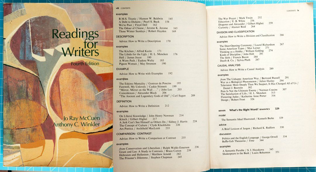 Libri: Writing / Literature / Reading compilations – Usato da Zürich venduto da AuctionAlan 1