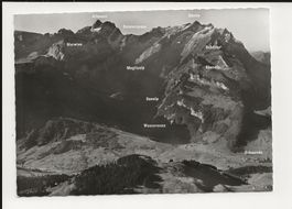 AK 1967 Flugaufnahme Seealp,Schwende,Wasserauen,Säntis 🏞️SG