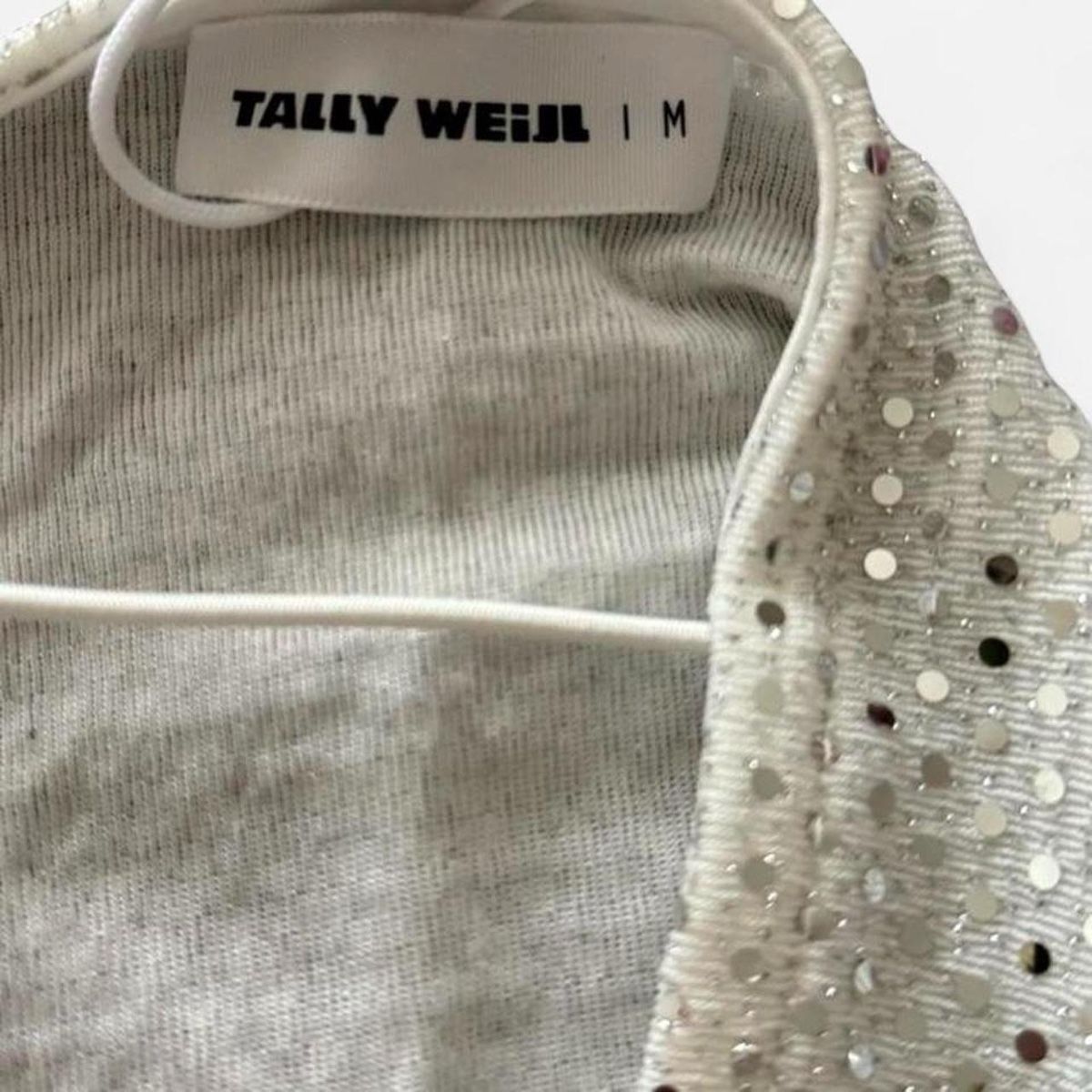 Tally Weijl Top: Sequin Crop Top  – Nuovo e nell'imballaggio originale da Basel venduto da 1moonstar 3