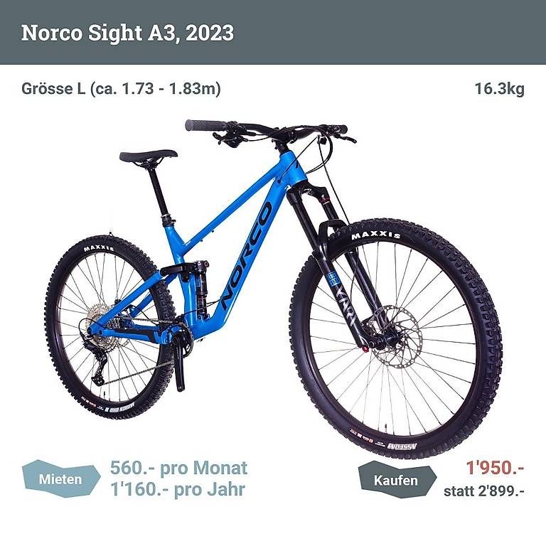 Velos: Norco Sight A3 (2023), Grösse M – Gebraucht aus Zürich von inf_l8q5 1