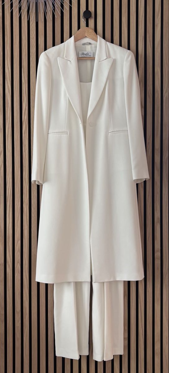 Max Mara Completi & Tailleur: Max Mara, Zweiteiler, weiss, Hochzeit – Nuovo (secondo la descrizione) da Horgen venduto da Anatolia