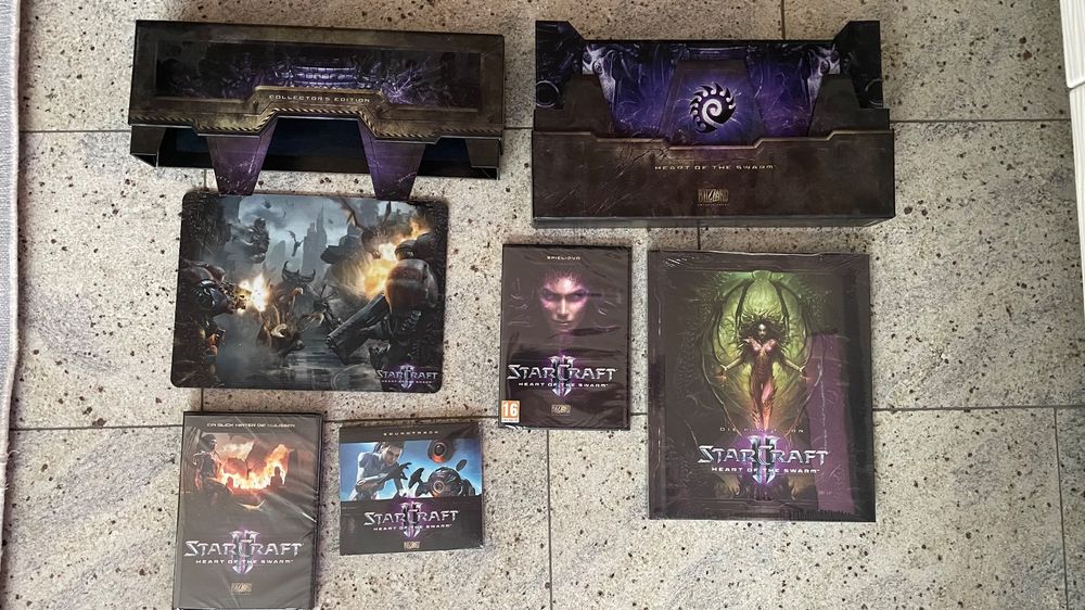 Starcraft II 2 Heart Of Swarm Collector Édition Boîte Vide Seulement