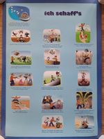 Poster - Ich schaffs - Ich packs + 4 Bücher