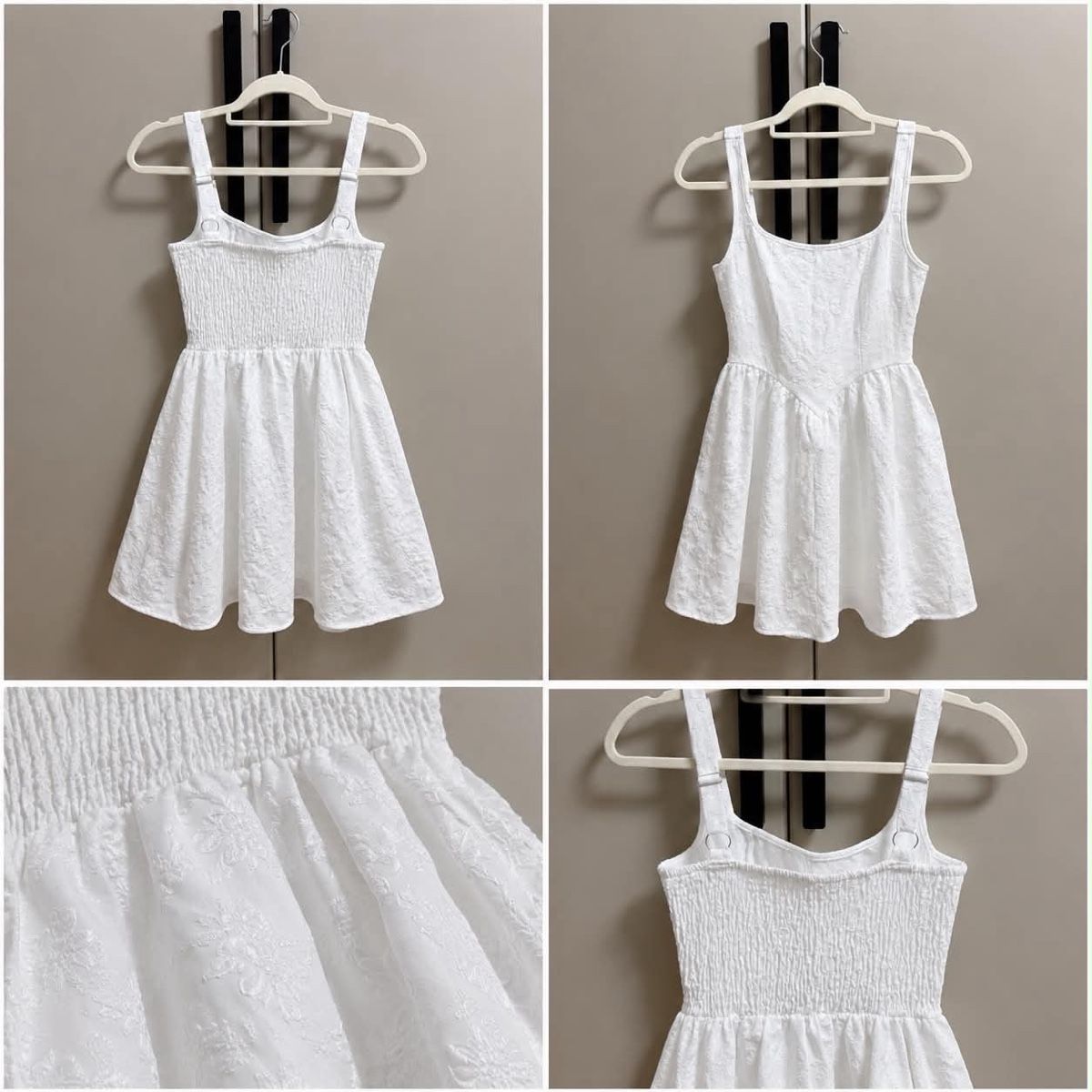 Robes: Weiss Sommerkleid mit Blumenmuster Grösse S – D'occasion à Horgen par Niko_V