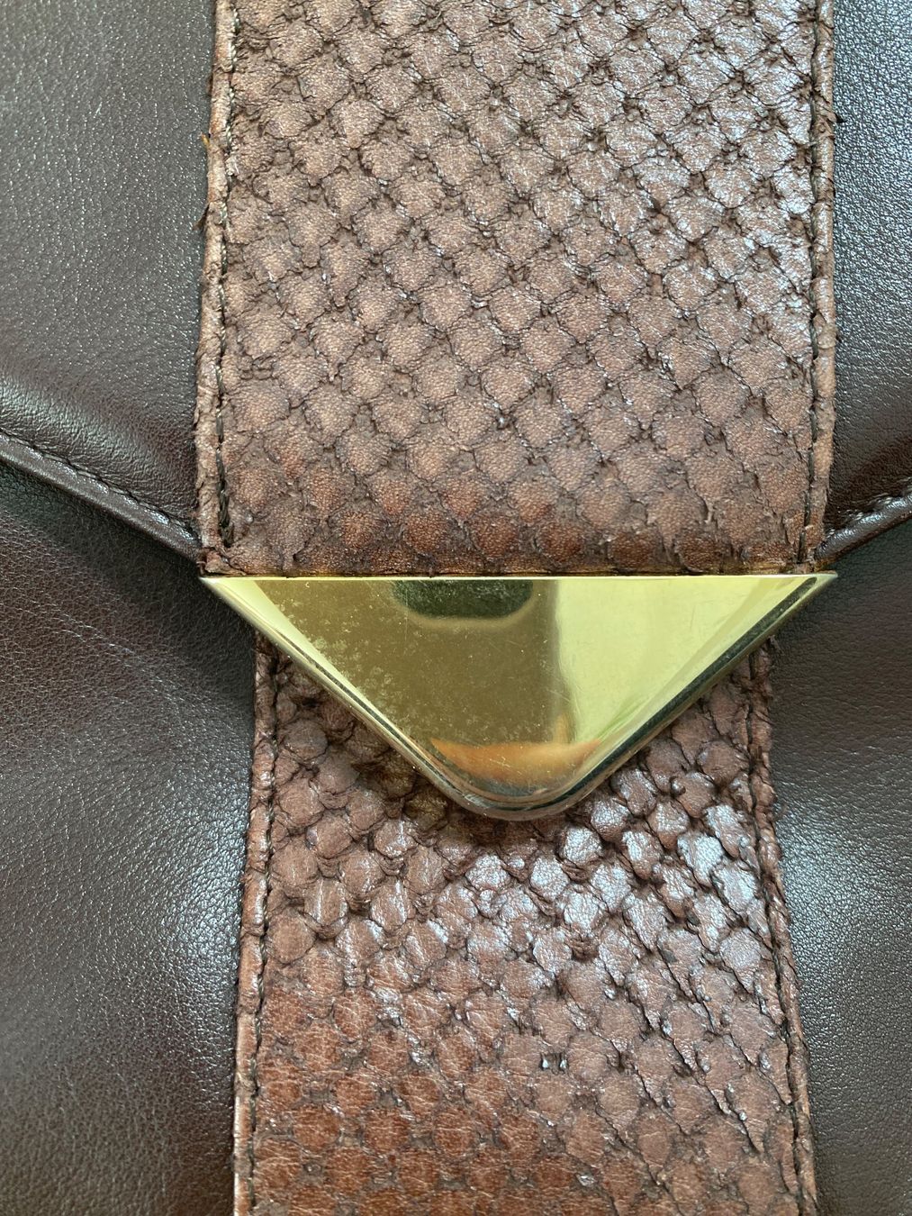 Borse da donna: BRAUNE VINTAGE-CLUTCH – Usato da Zürich venduto da isabel137 2