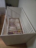 Kinderbett, grau mit Schublade