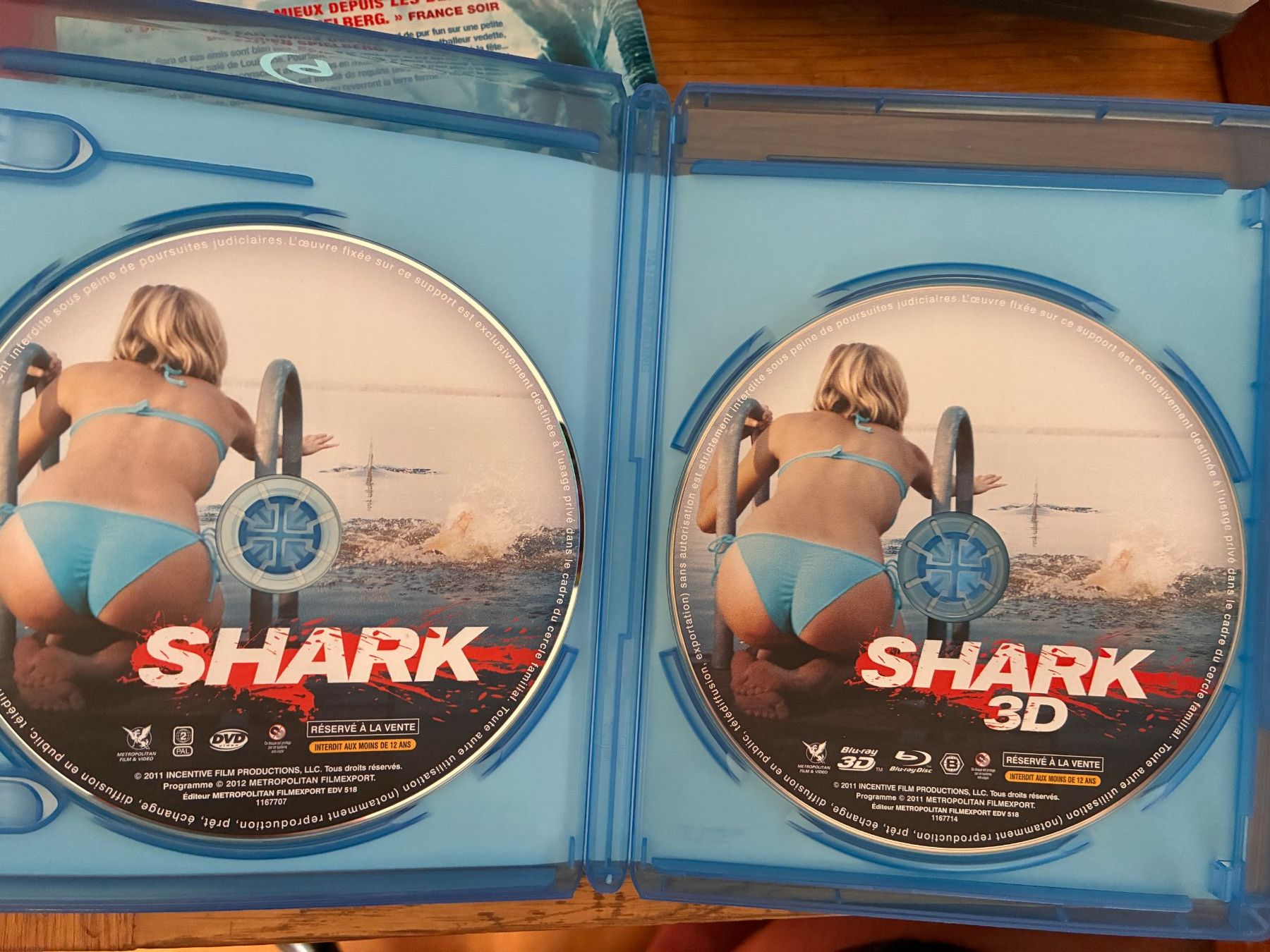 Alle DVDs: Shark 3D (2011, Blu-ray 3D et 2D) – Gebraucht aus Vevey von zecollector 2