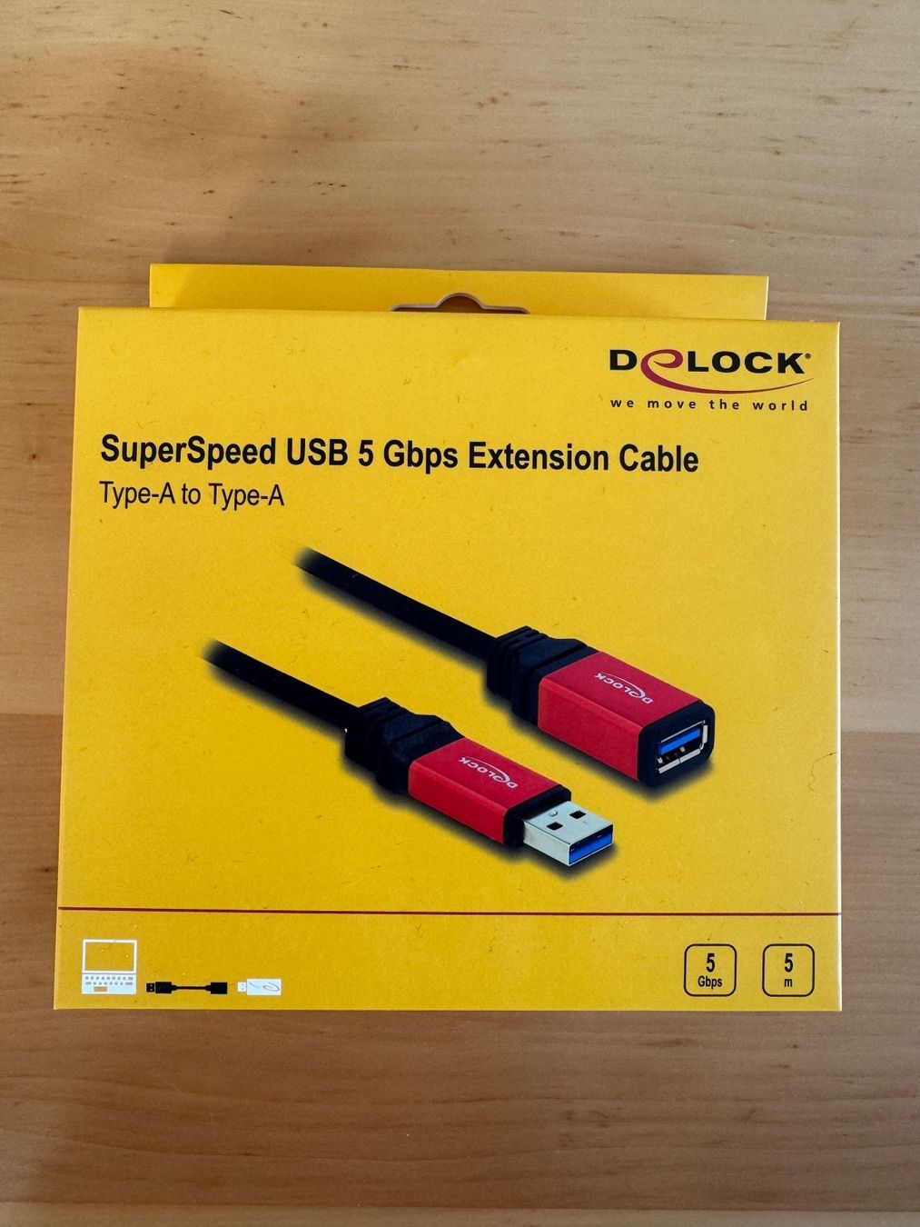 Kabel: USB 5 Gbps Verlängerungskabel – Neu und originalverpackt aus Unterägeri von Alperose1
