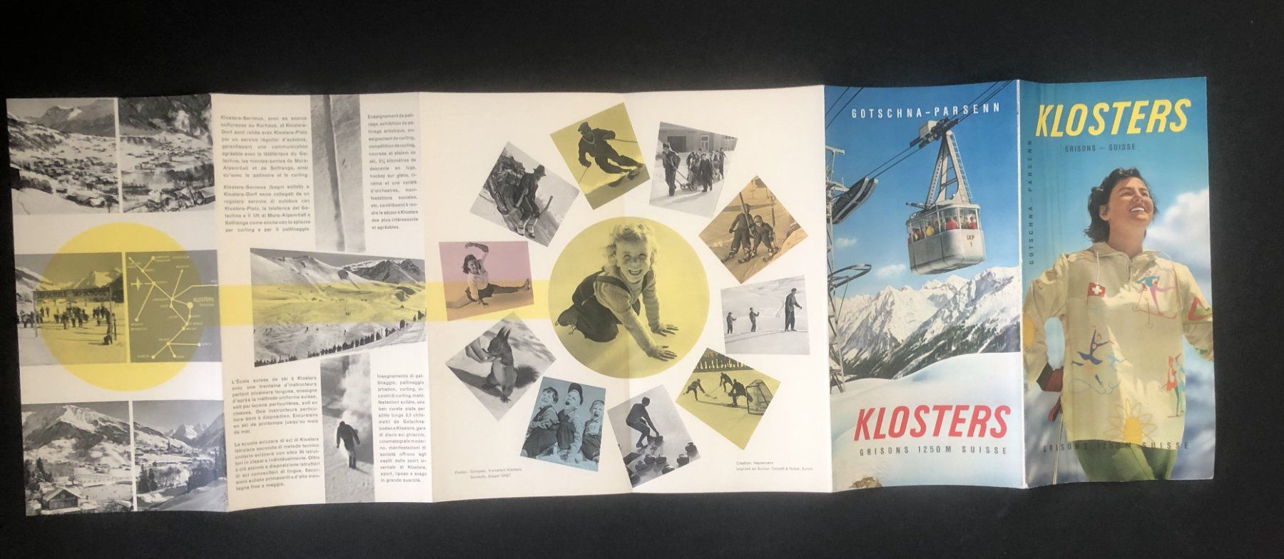 Documenti: Klosters-Prospekt, ca 1950er Jahre – Usato da Dietikon venduto da Tiburon6 3