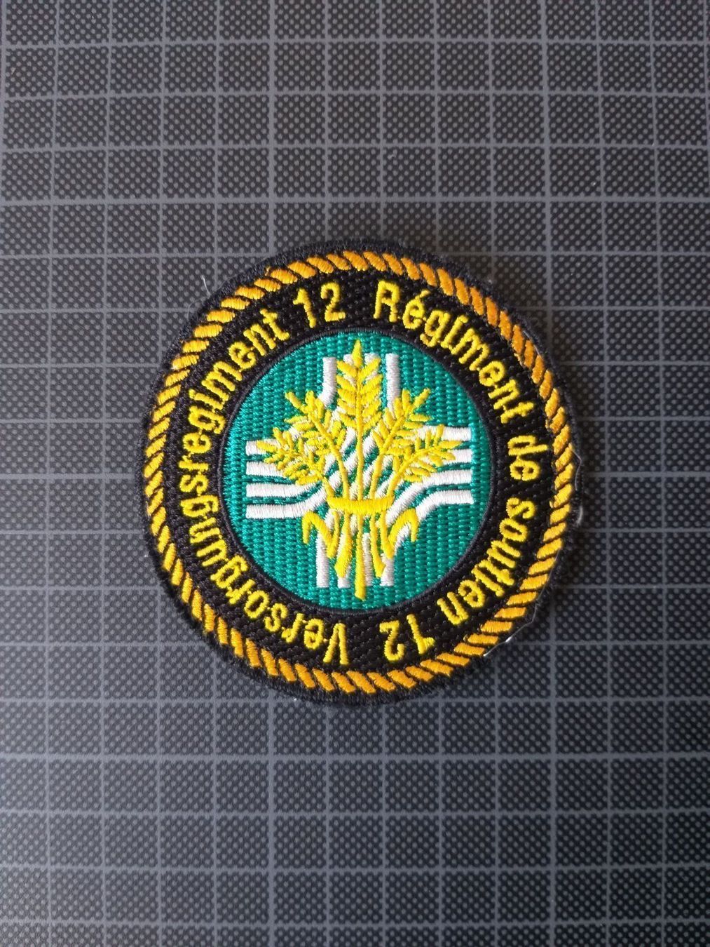 Placchette & Badge: Verbandsabzeichen Versorgungsregiment 12 – Usato da Bauma venduto da SwissMilitaria