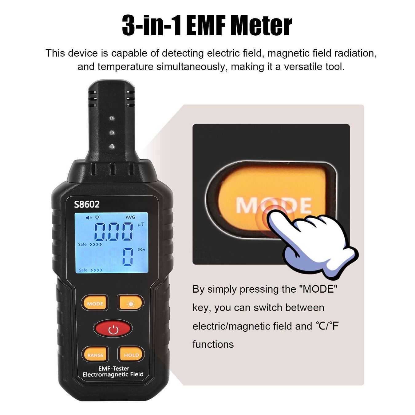 Misurare: Strahlungsdetektor Dosimeter EMF Meter EM Tester – Nuovo e nell'imballaggio originale da Horw venduto da Arta20000 5
