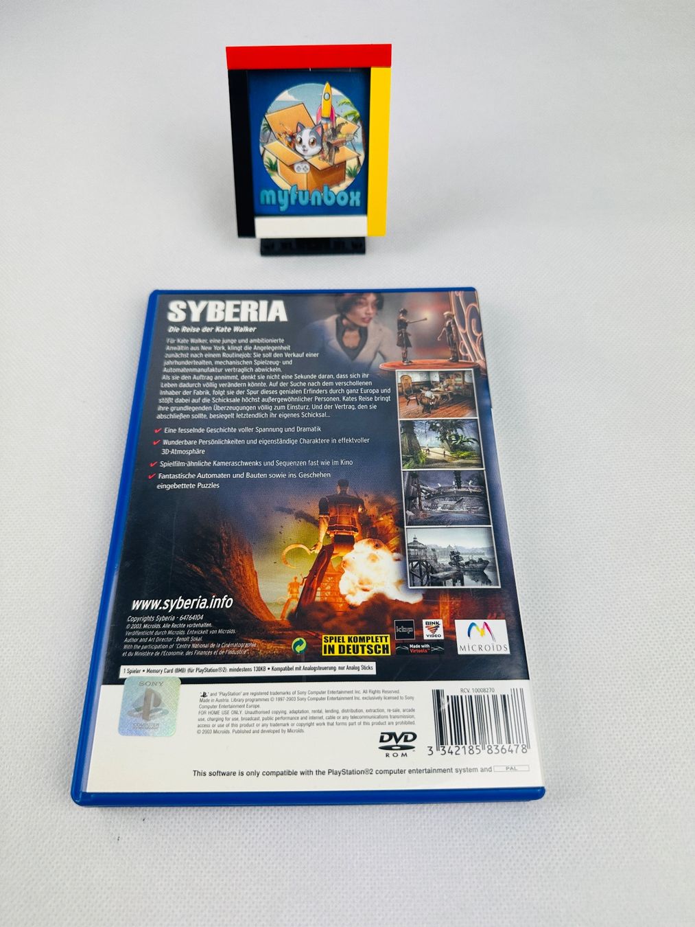 Giochi: Playstation 2 PS2 Syberia CIB deutsch – Usato da Kappel SO venduto da MyFunBox 1