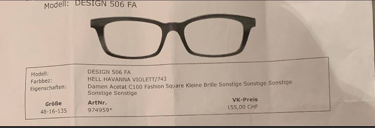 Occhiali & Lenti: Fielmann Brillengestell NEW – Nuovo e nell'imballaggio originale da Zürich venduto da Privat4444 3