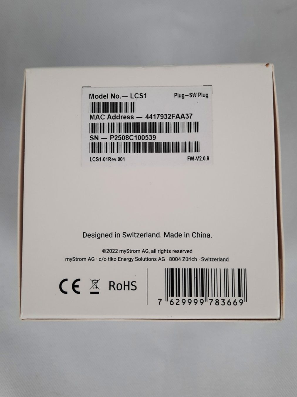 myStrom Fiches d'alim.: MYSTROM WiFi Switch Zero – Neuf (Voir description) à Beinwil am See par Restwert_Beinwil 2