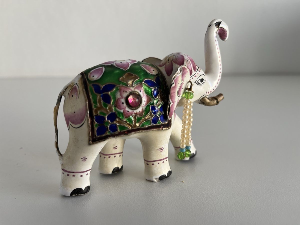 Tutte le decorazioni: alter Meenakari Elefant – Usato da Wetzikon ZH venduto da seli03 1
