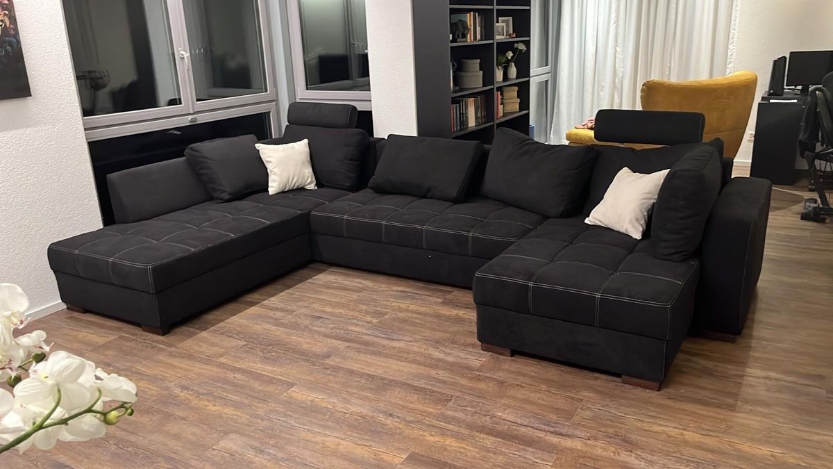 Sofas: Sofa mit Bettfuntion – D'occasion à Obstalden par maegga99