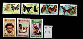 AFRIQUE SIERRA LEONE TIMBRES NEUFS** DE 1979. COTE 9 €/U601