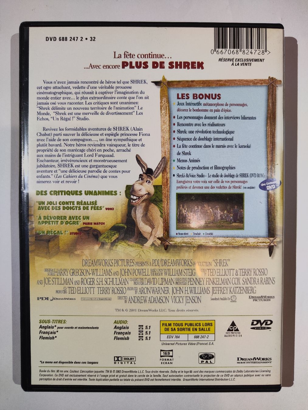 Tutti i DVDs: DVD - Shrek – Usato da Commugny venduto da Teksen 1