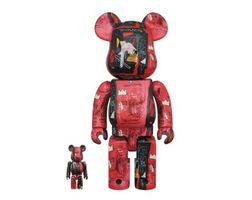 Andy Warhol x Jean-Michel Basquiat #1 100% & 400% Bearbrick