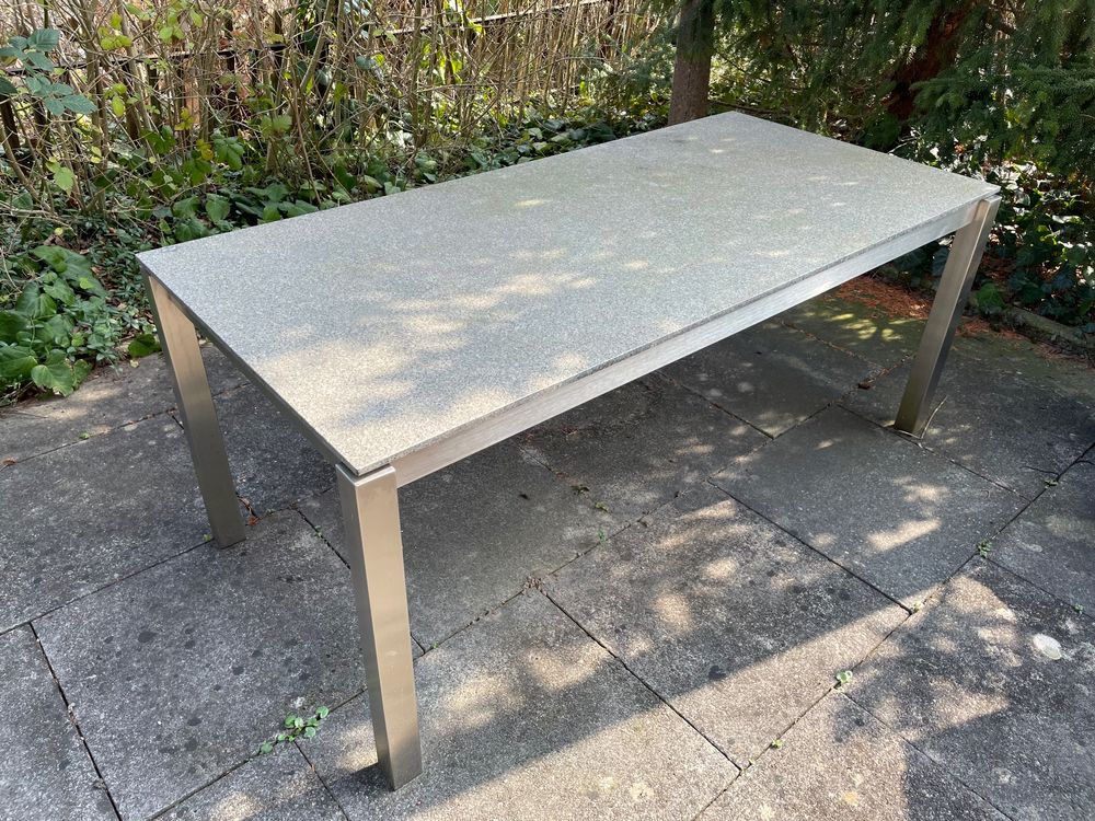 Gartentisch mit Granitplatte Kaufen auf Ricardo