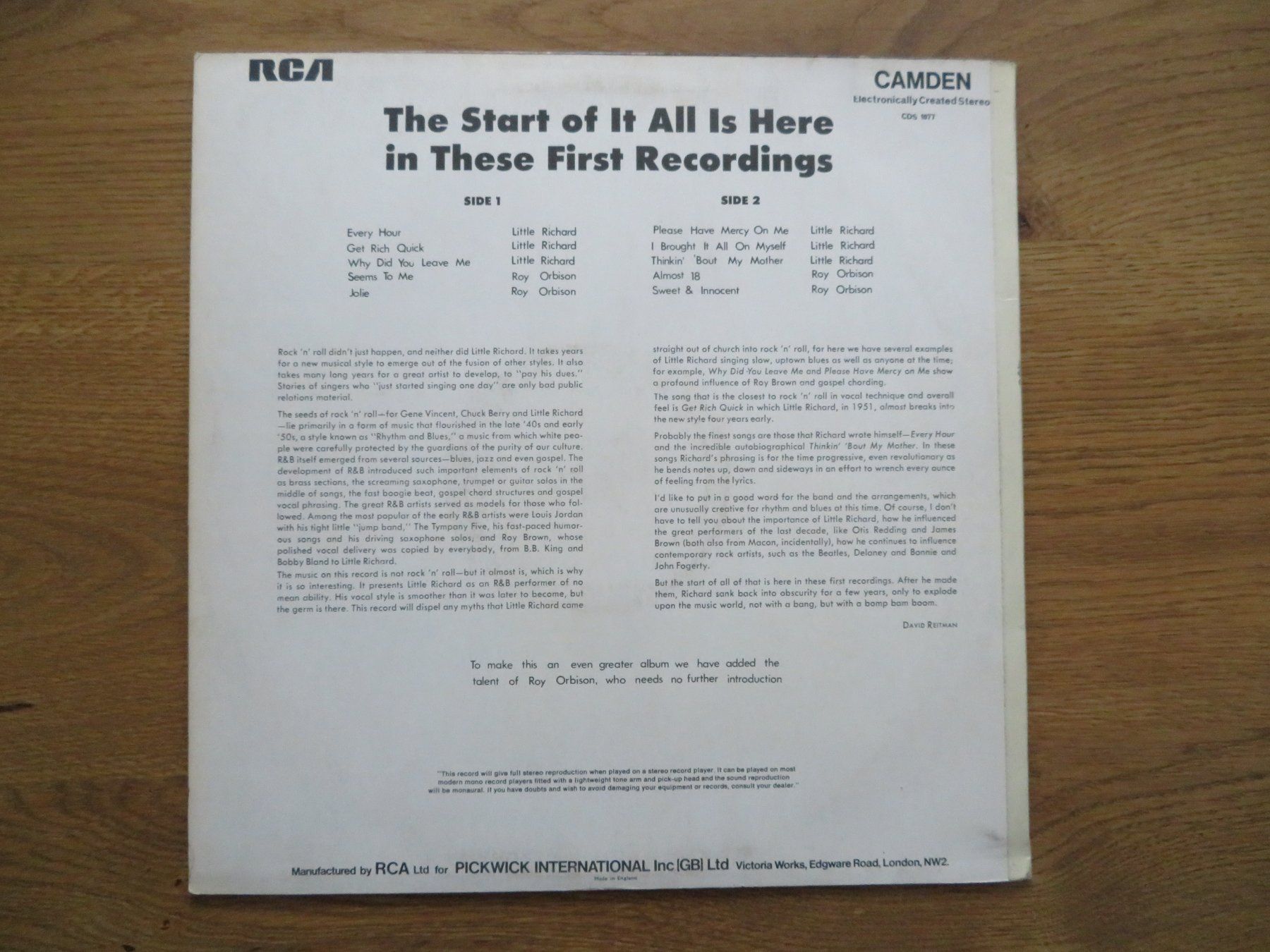 Schallplatten: LITTLE RICHARD U ROY ORBISON – Neu (gemäss Beschreibung) aus Zürich von max_cp5f 1