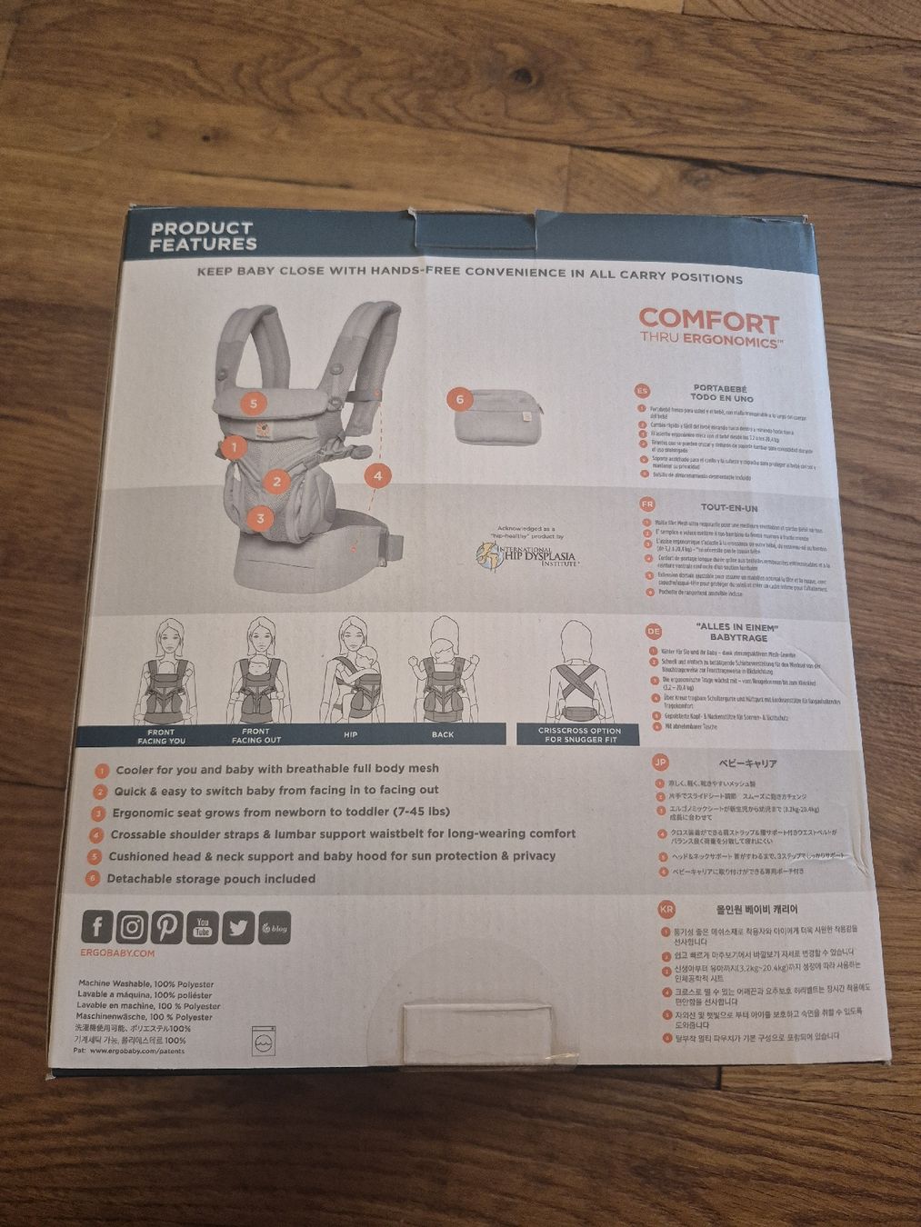 Ergo Baby Marsupi portabebè: Ergobaby omni 360  – Usato da Thal venduto da martico01 1