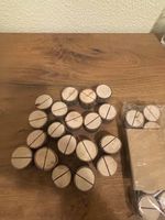 Holz Kartenhalter Set 28 Stück für Tischkarten neu