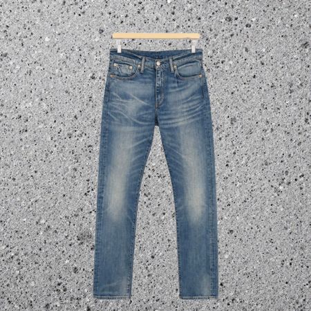 Levi's 513 Slim Straight Jeans Blau W30 L32 M Stretch