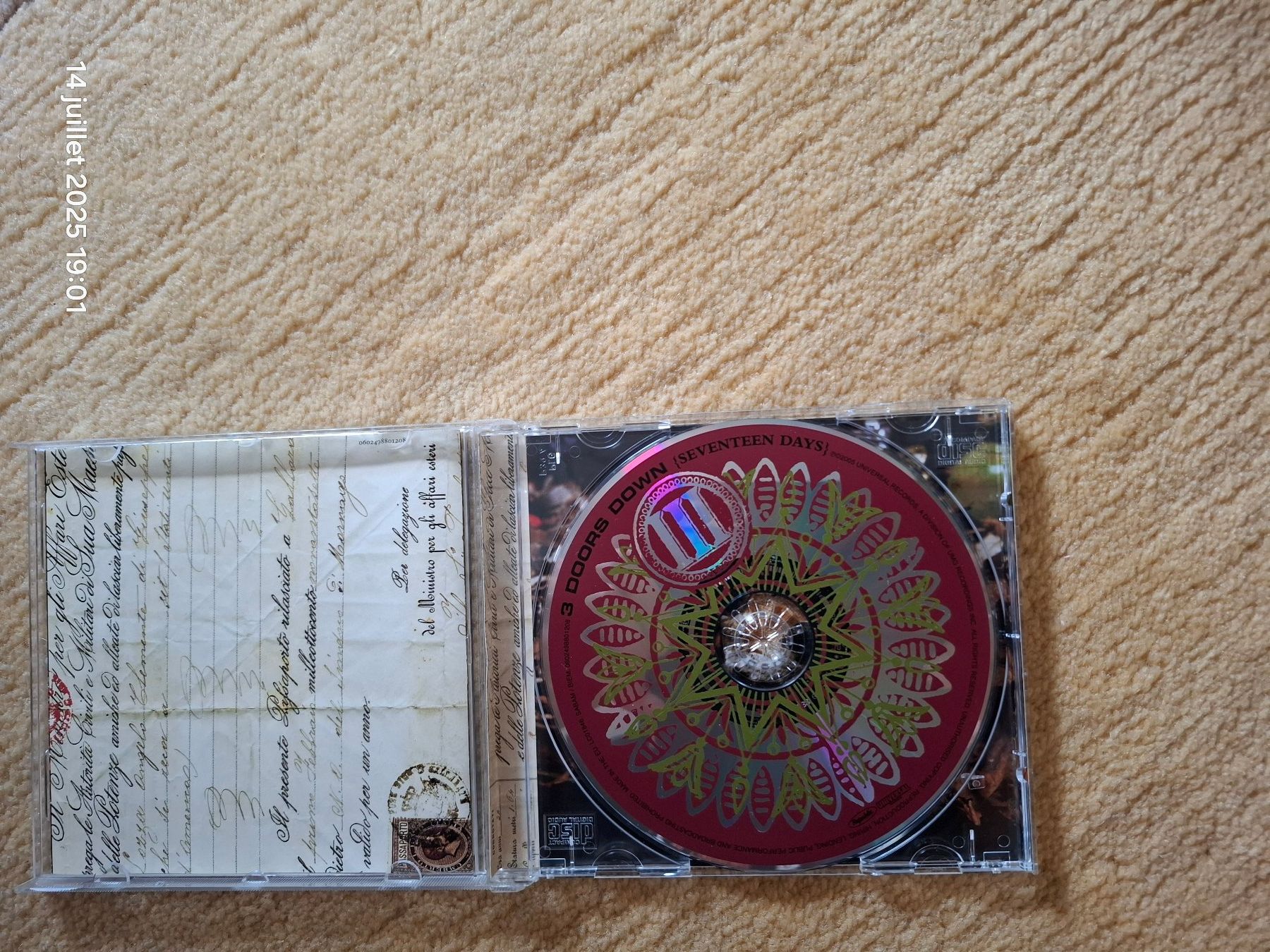 CD: 3 Doors Down - Seventeen Days – Usato da Yverdon-les-Bains venduto da Dan00 1