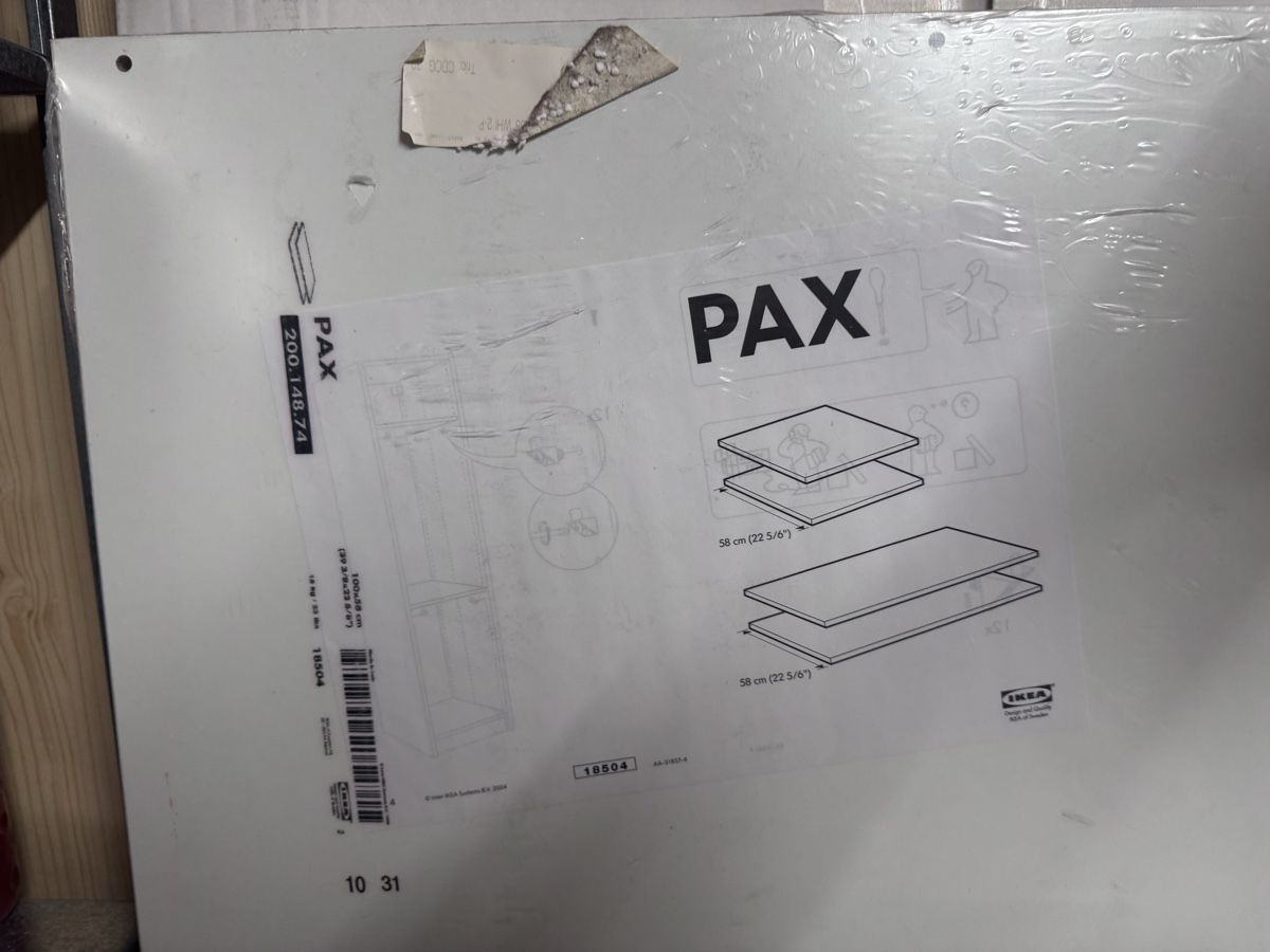 Armadi: IKEA PAX Einlegeboden weiss  – Nuovo e nell'imballaggio originale da Hausen AG venduto da bes_g779 1