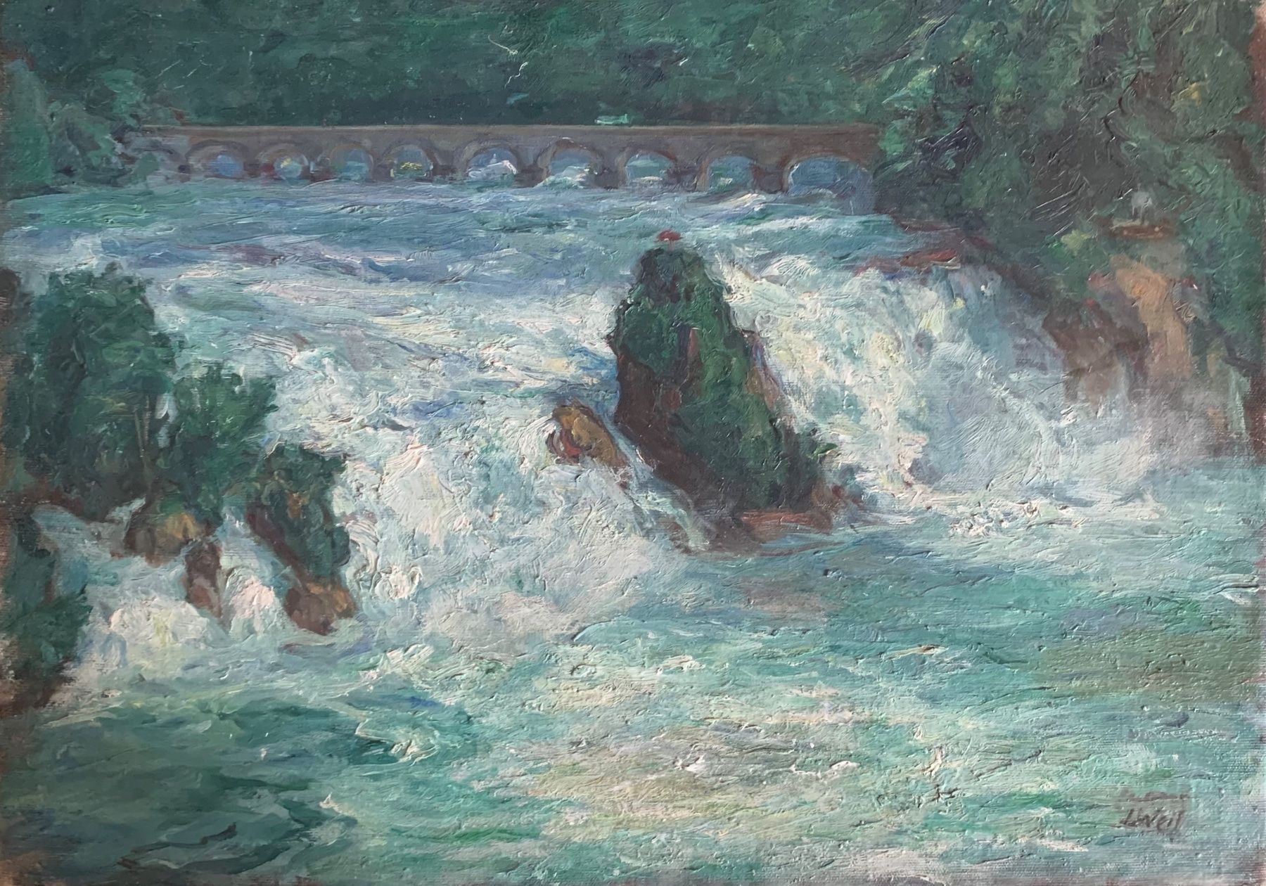 Tableaux: Schaffhauser Rheinfall – D'occasion à Binningen par Skarabrae