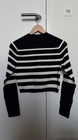 COS - schwarz weiss gestreifter Pullover neuwertig - Gr. M