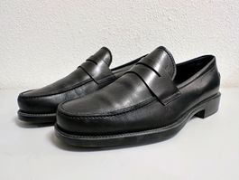 Mocassino Tod's en cuir noir, taille 6,5!